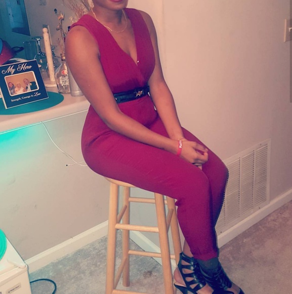 Forever 21 Pants - Wine Jumpsuit